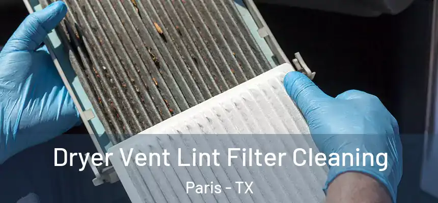 Dryer Vent Lint Filter Cleaning Paris - TX