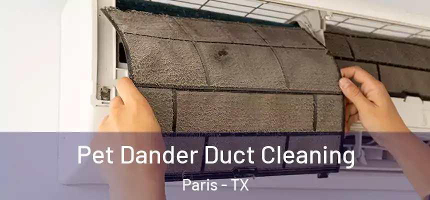Pet Dander Duct Cleaning Paris - TX